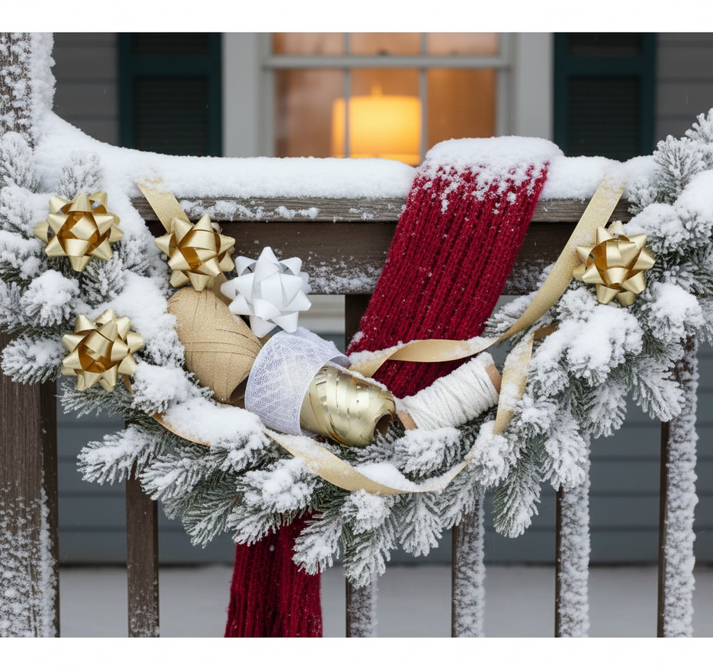 Gold Bow And Ribbon Set | Merthyr Tydfil | Why Not Shop Online