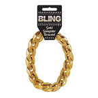 Gold Gangster Fancy Dress Bracelets 31 Cm - Why Not Shop