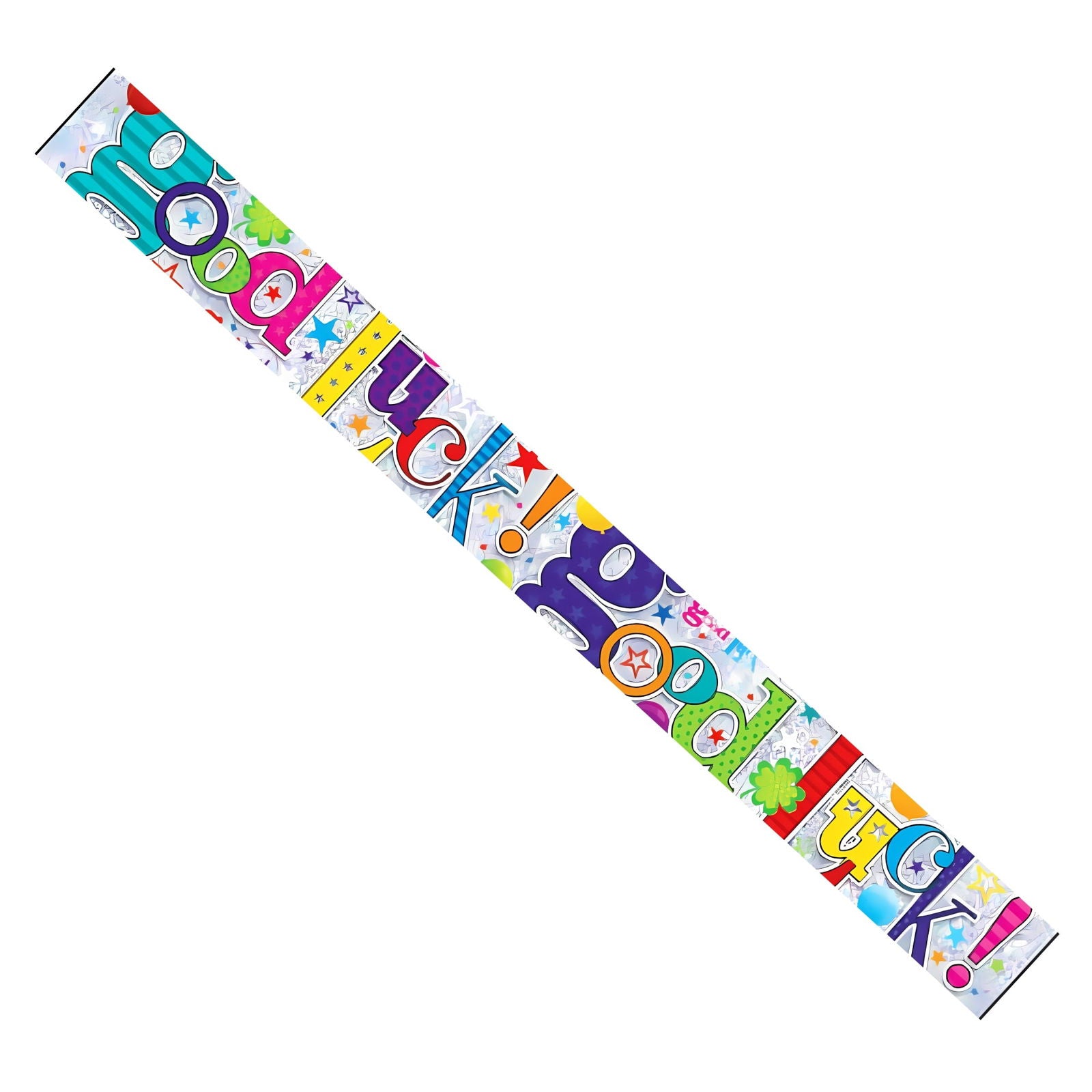 Good Luck Foil Wall Banners Multi-Coloured by Simon Elvin | Merthyr Tydfil | Why Not Shop Online