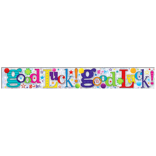 Good Luck Foil Wall Banners Multi-Coloured by Simon Elvin | Why Not Shop