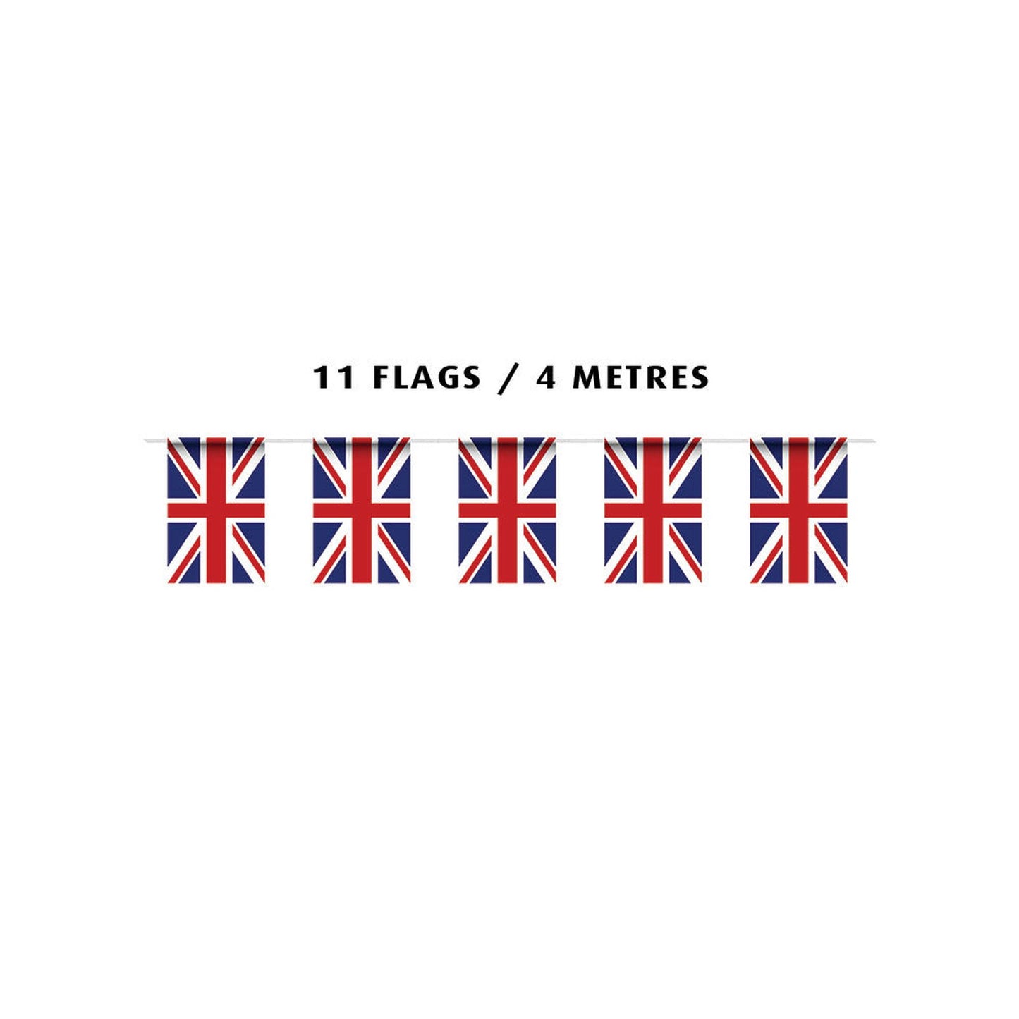 Great Britain Union Jack Bunting - 4m with 11 Flags | Why Not Shop