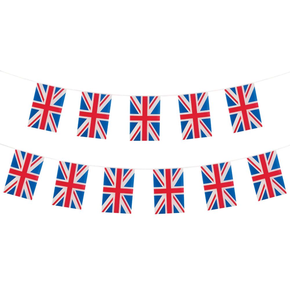 Great Britain Union Jack Bunting - 4m with 11 Flags | Why Not Shop