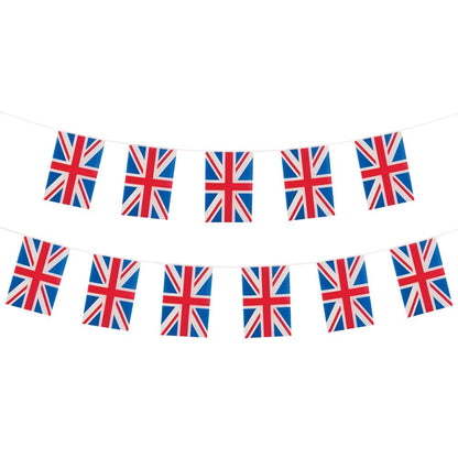 Great Britain Union Jack Bunting - 4m with 11 Flags | Why Not Shop