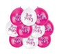 HEN PARTY BALLOONS Pink And White Pack of 10 9 Inches | Why Not Shop