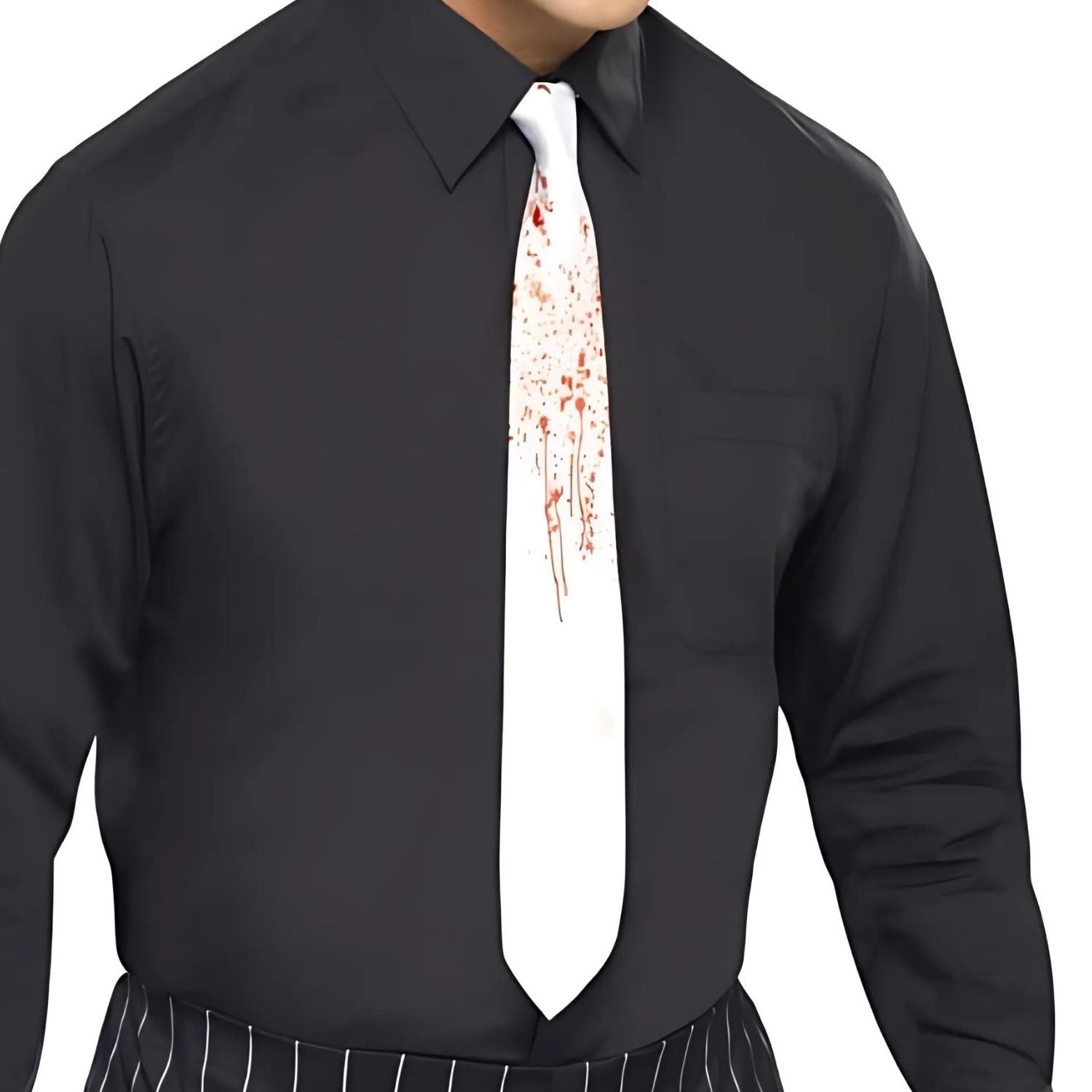 Halloween Blood Stained White Ties | Why Not Shop