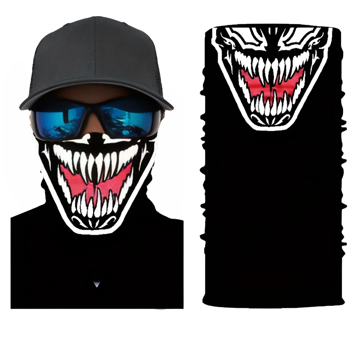 Halloween Skull Face Cover Cartoon Half Face Devil Mask | Why Not Shop