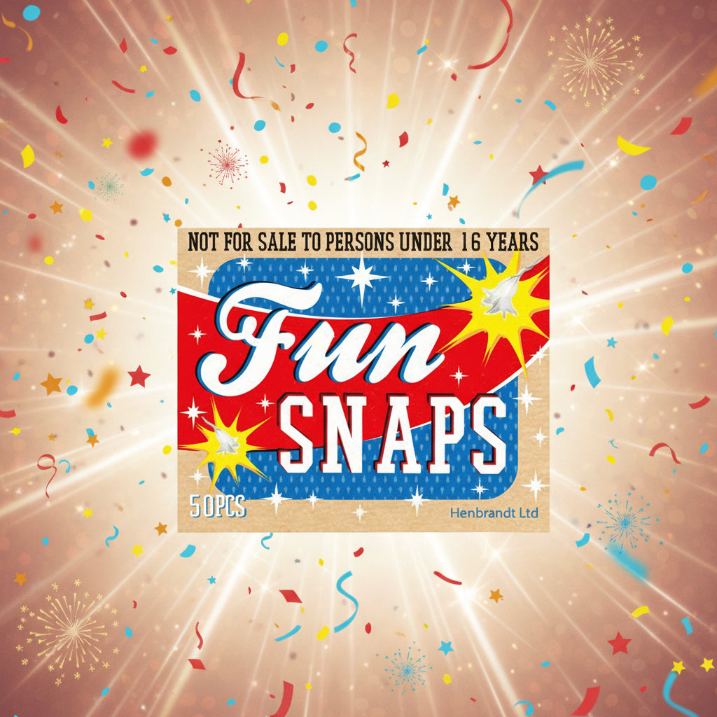 Henbrandt Fun Snaps Throwdowns Pack of 50 | Why Not Shop