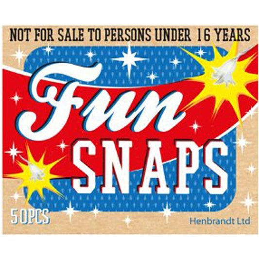 Henbrandt Fun Snaps Throwdowns Pack of 50 | Why Not Shop
