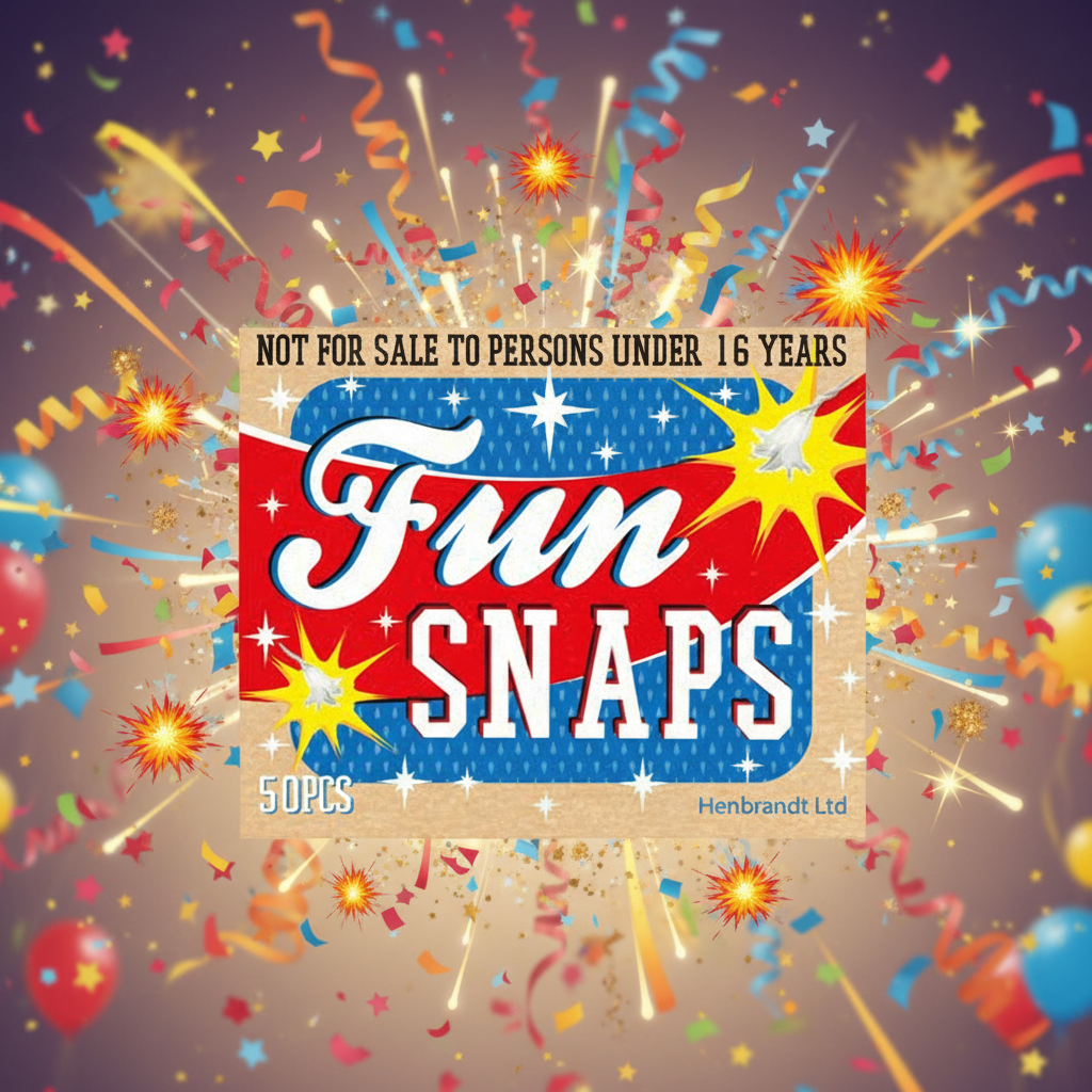 Fun Snaps Throwdowns: 50-Pack Party Noisemakers | Merthyr Tydfil | Why Not Shop Online