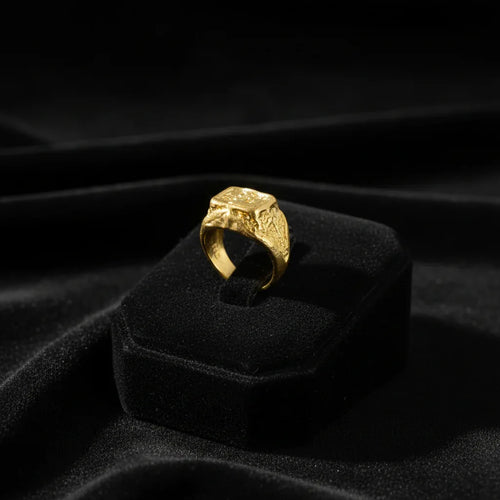 Henbrandt Gold Bling Ring - Luxury Statement Piece for Fancy Dress - Why Not Shop