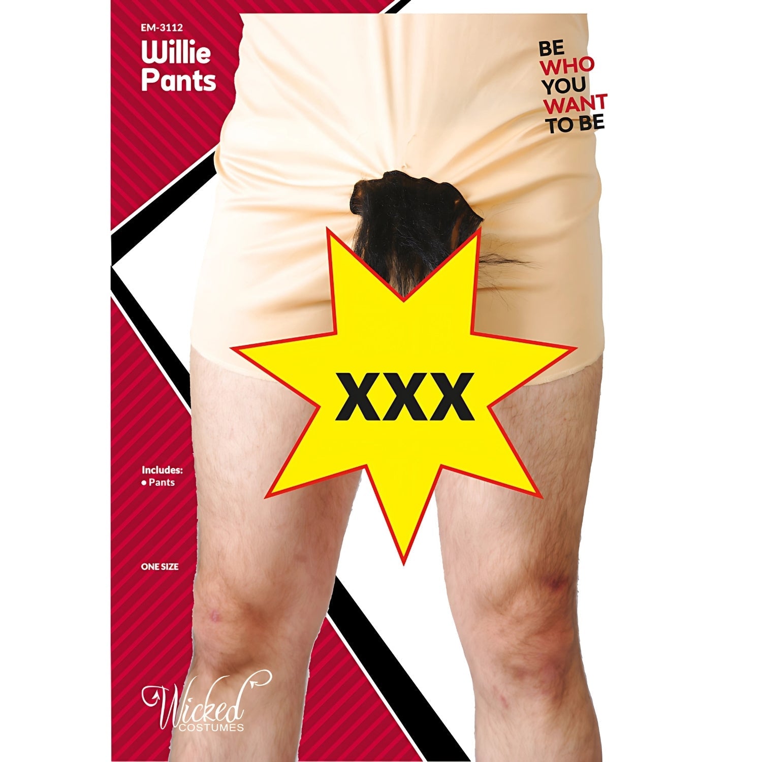 Hilarious Willie Pants: Novelty Costume Accessory Adult One Size | Merthyr Tydfil | Why Not Shop Online
