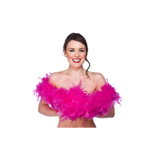 Hot Pink Feather Boas 60gm 1.7m | Why Not Shop