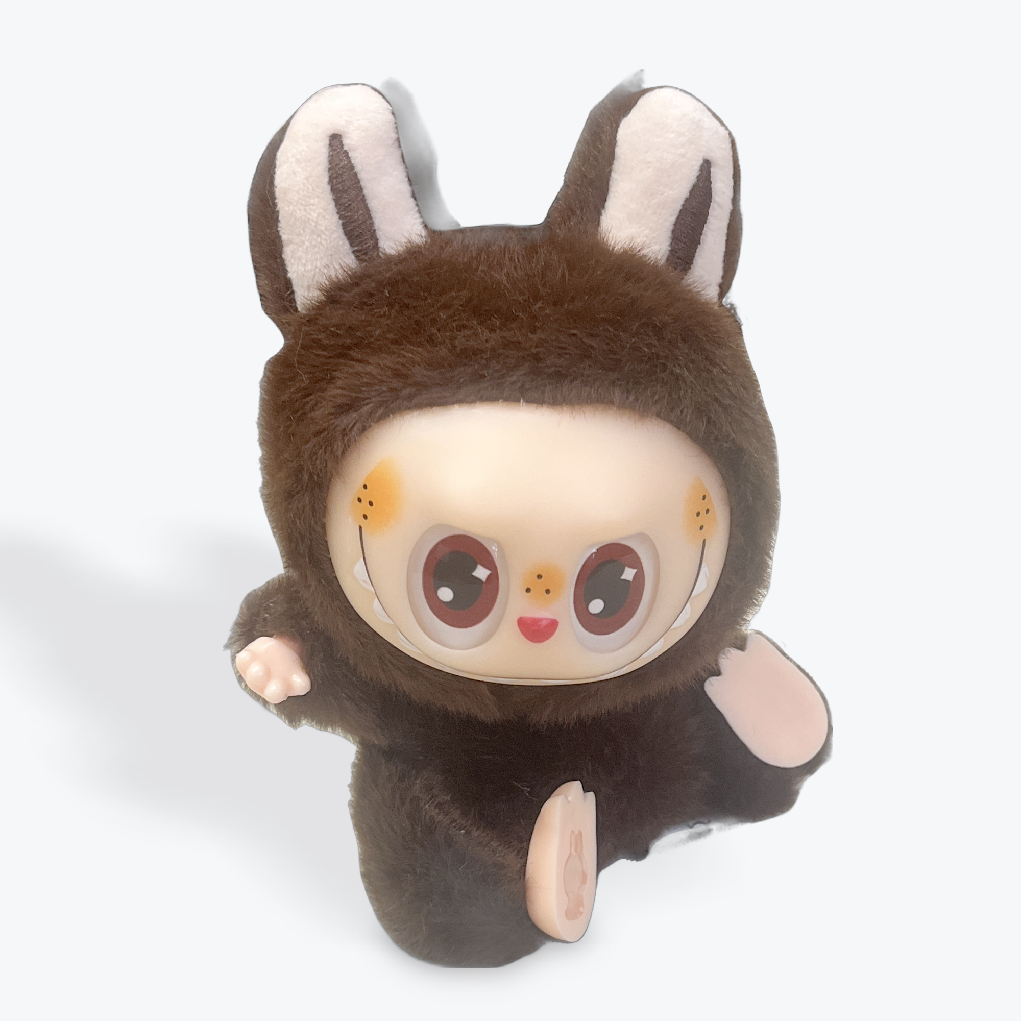 New Labubu Has A Seat And Macaron Vinyl Face Doll Backpack Decorated Pendant Brown | Merthyr Tydfil | Why Not Shop Online