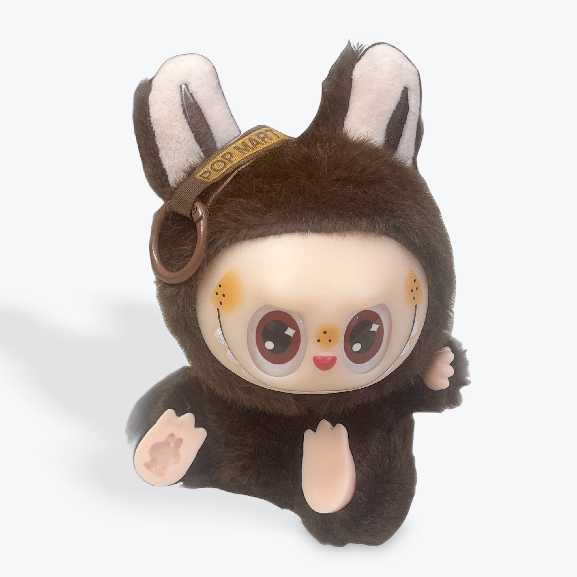 New Labubu Has A Seat And Macaron Vinyl Face Doll Backpack Decorated Pendant Brown | Merthyr Tydfil | Why Not Shop Online