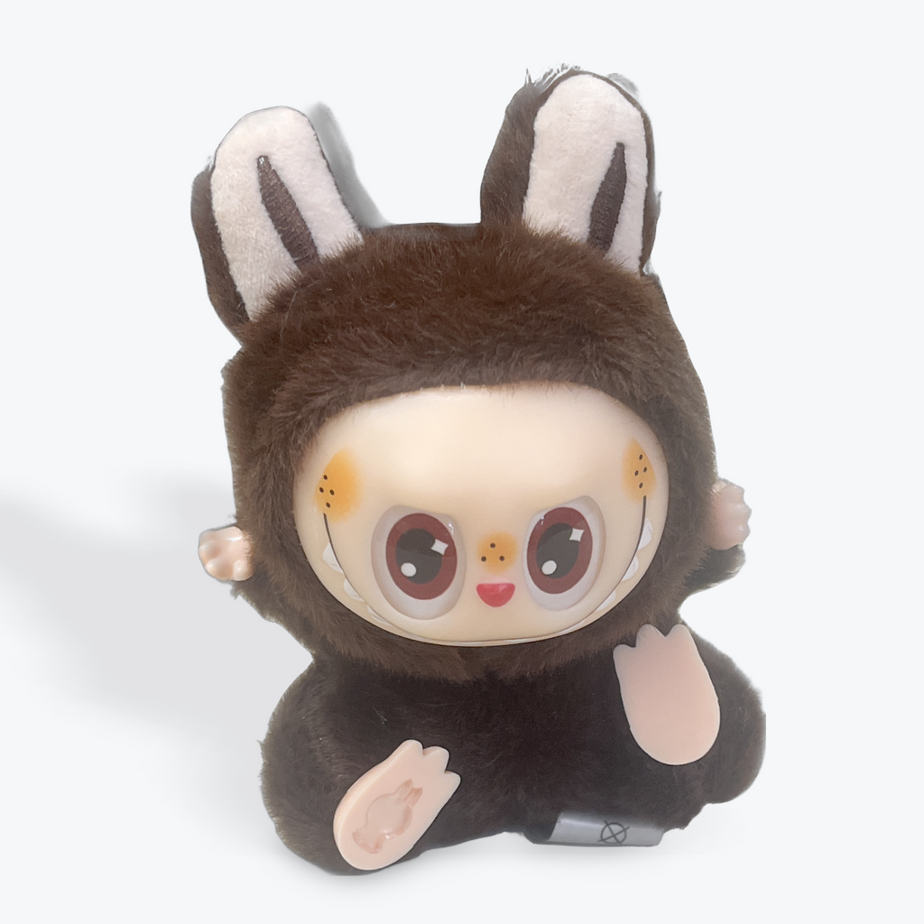 New Labubu Has A Seat And Macaron Vinyl Face Doll Backpack Decorated Pendant Brown | Merthyr Tydfil | Why Not Shop Online