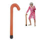 Inflatable OAP Walking Sticks Brown | Why Not Shop