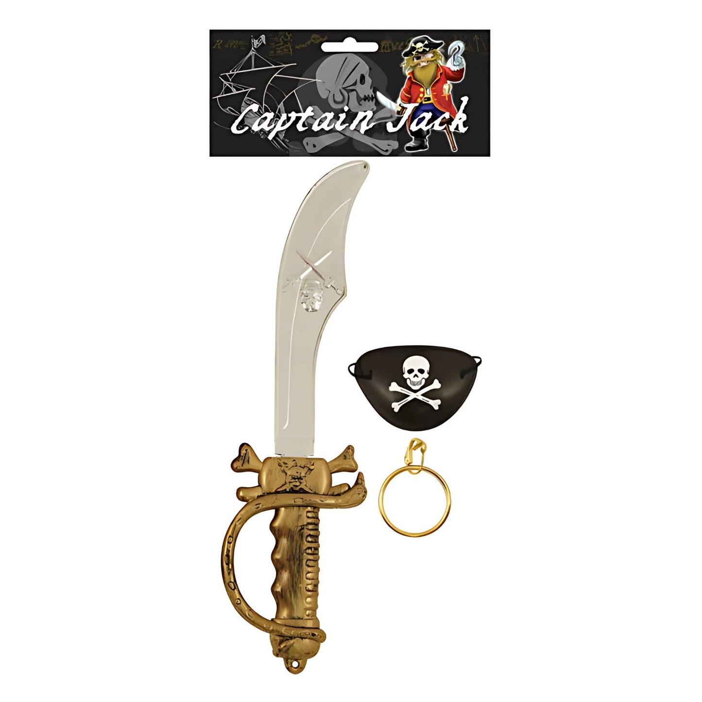 Kids' Pirate Costume Accessory Set: Sword, Eyepatch & Earring | Merthyr Tydfil | Why Not Shop Online