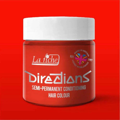 La Riche Directions Neon Red Semi-Permanent Hair Dye - 88ml - Why Not Shop