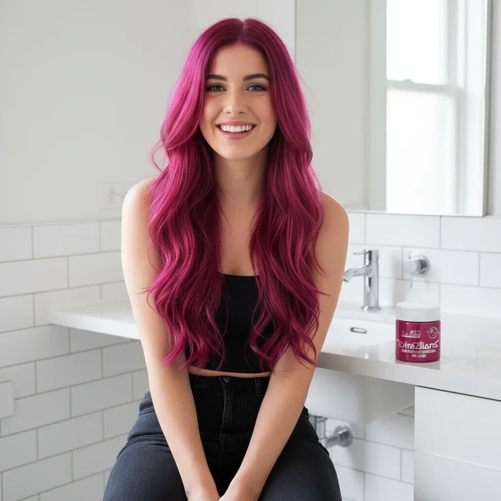 La Riche Directions Cerise Semi-Permanent Hair Dye - Vibrant Long-Lasting Color - Why Not Shop