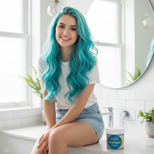 La Riche Directions Lagoon Blue Semi-Permanent Hair Dye - 88ml - Why Not Shop