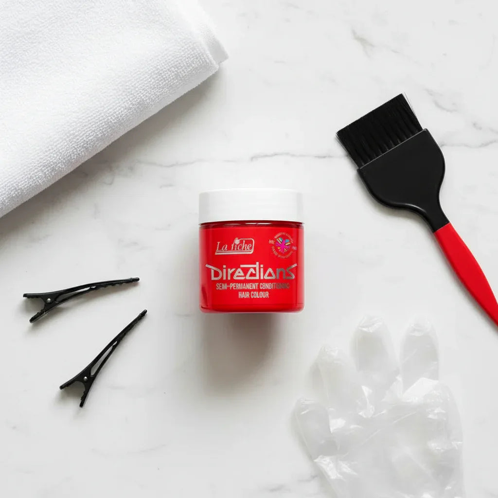 La Riche Directions Neon Red Semi-Permanent Hair Dye - 88ml - Why Not Shop