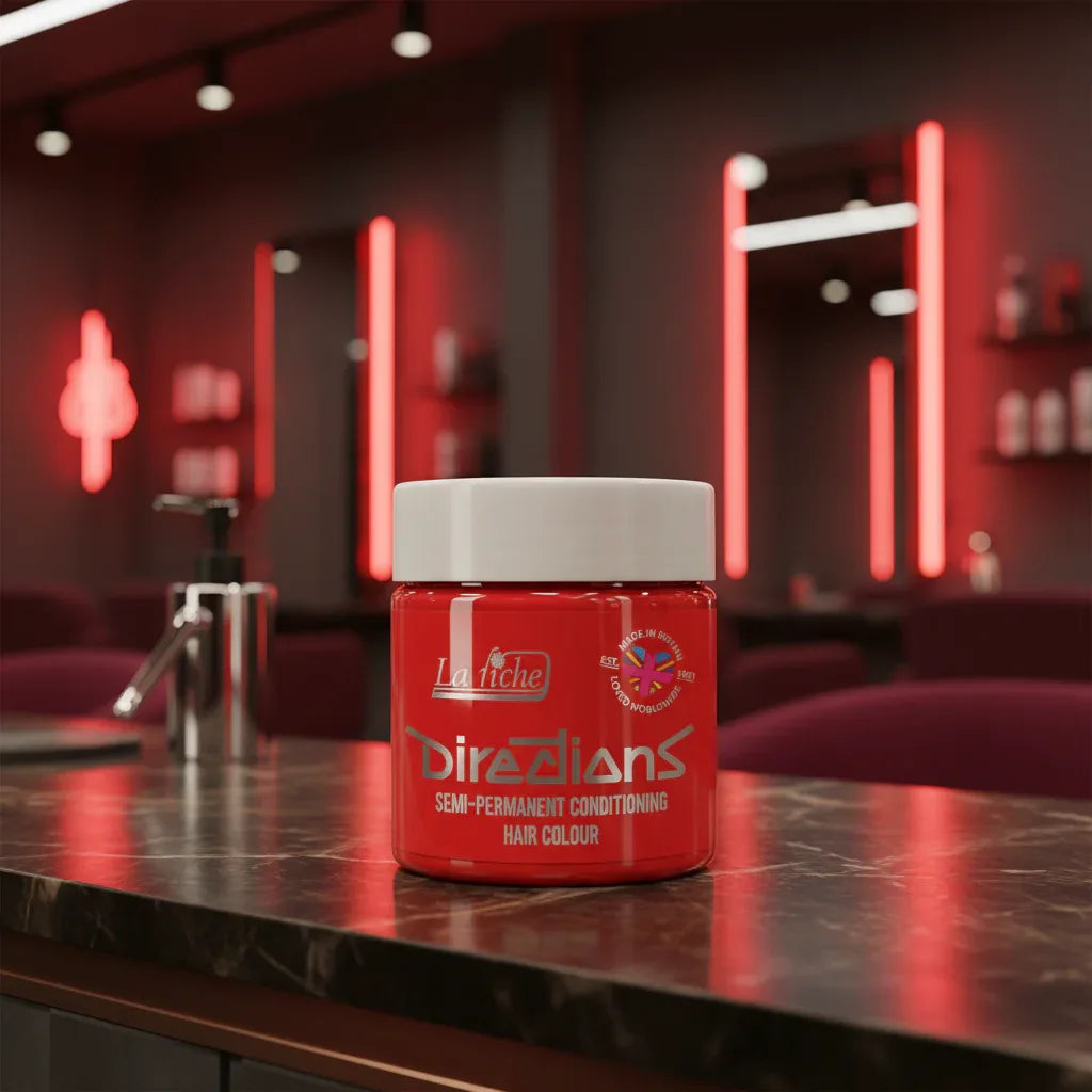 La Riche Directions Neon Red Semi-Permanent Hair Dye - 88ml - Why Not Shop