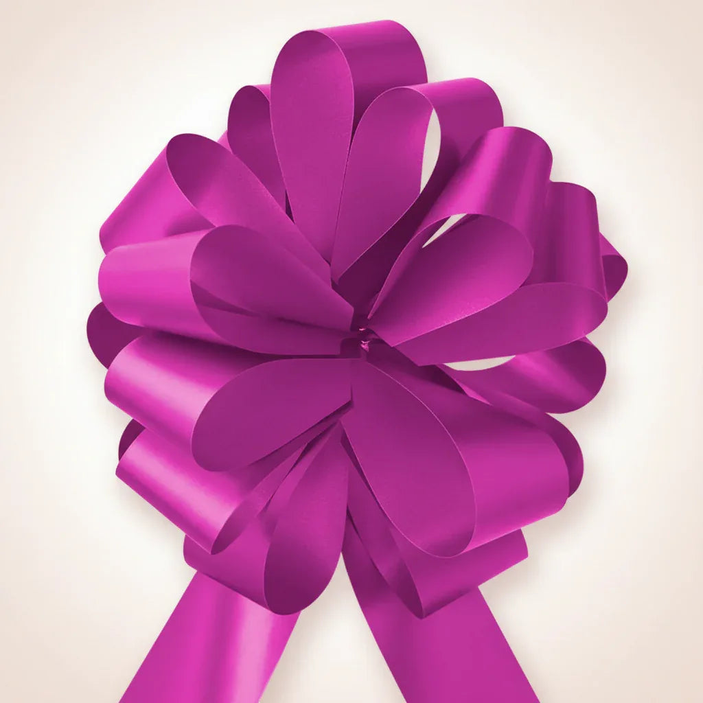 Large Fuchsia Pull Bow 6 Inches - Why Not Shop