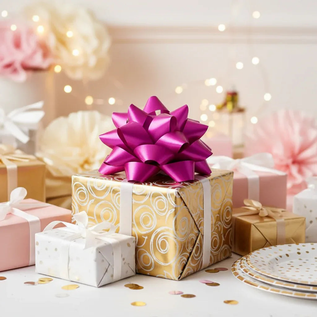 Large Fuchsia Pull Bow 6 Inches - Why Not Shop