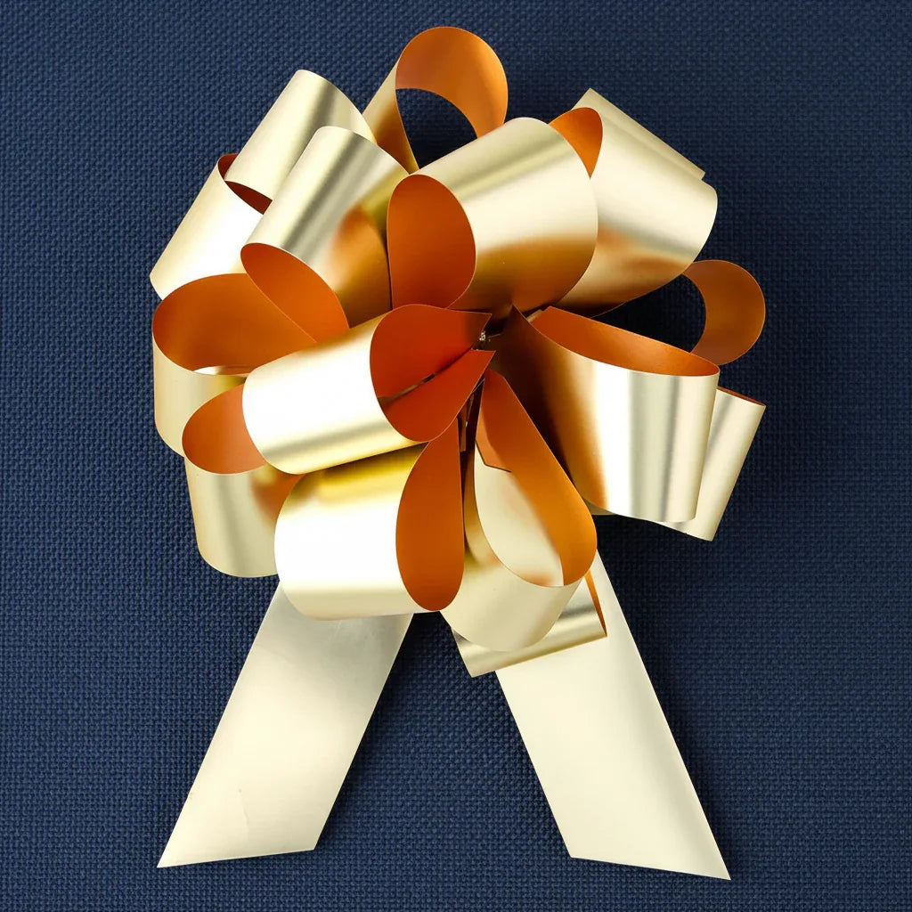 Large Gold Pull Bow 6 Inches - Why Not Shop