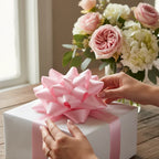 Large Light Pink Pull Bow 6 Inches - Why Not Shop