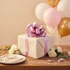 Large Pink Pull Bow 6 Inches - Why Not Shop