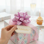 Large Pink Pull Bow 6 Inches - Why Not Shop