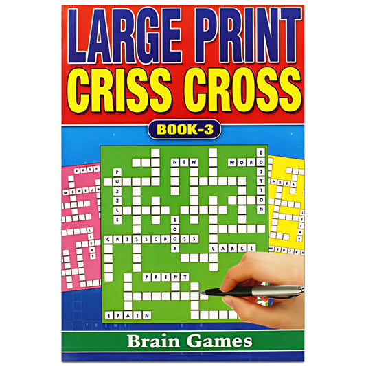 Large Print Criss Cross Puzzle Book for Seniors: 100 Engaging Brain Games | Merthyr Tydfil | Why Not Shop Online
