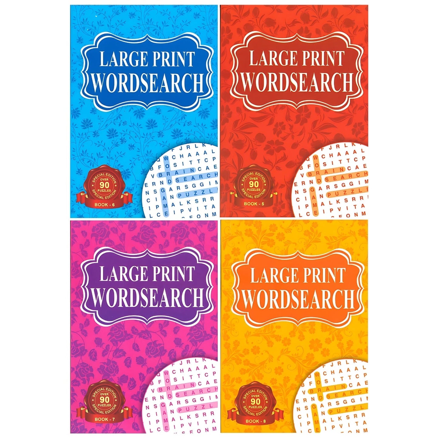 Large Print Word Search Books Assorted Designs 15X21CM | Merthyr Tydfil | Why Not Shop Online