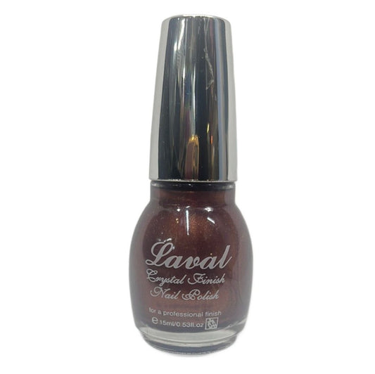 Laval Crystal Finish Nail Polish Chocolate Ice | Why Not Shop