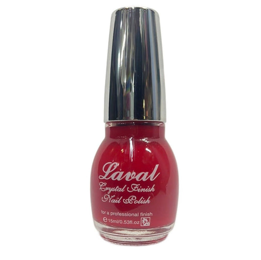 Laval Crystal Finish Nail Polish Flame Red | Why Not Shop