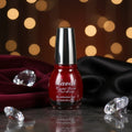Laval Crystal Finish Nail Polish Evening Red - Why Not Shop