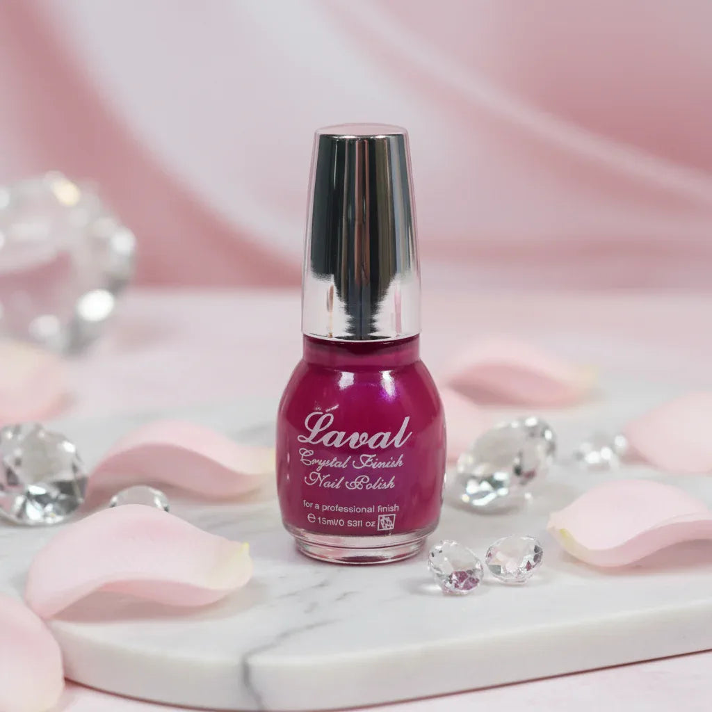 Laval Crystal Finish Nail Polish Pink Teaser - Why Not Shop