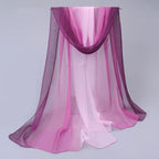Lightweight Versatile Gradient Neck Scarf Purple