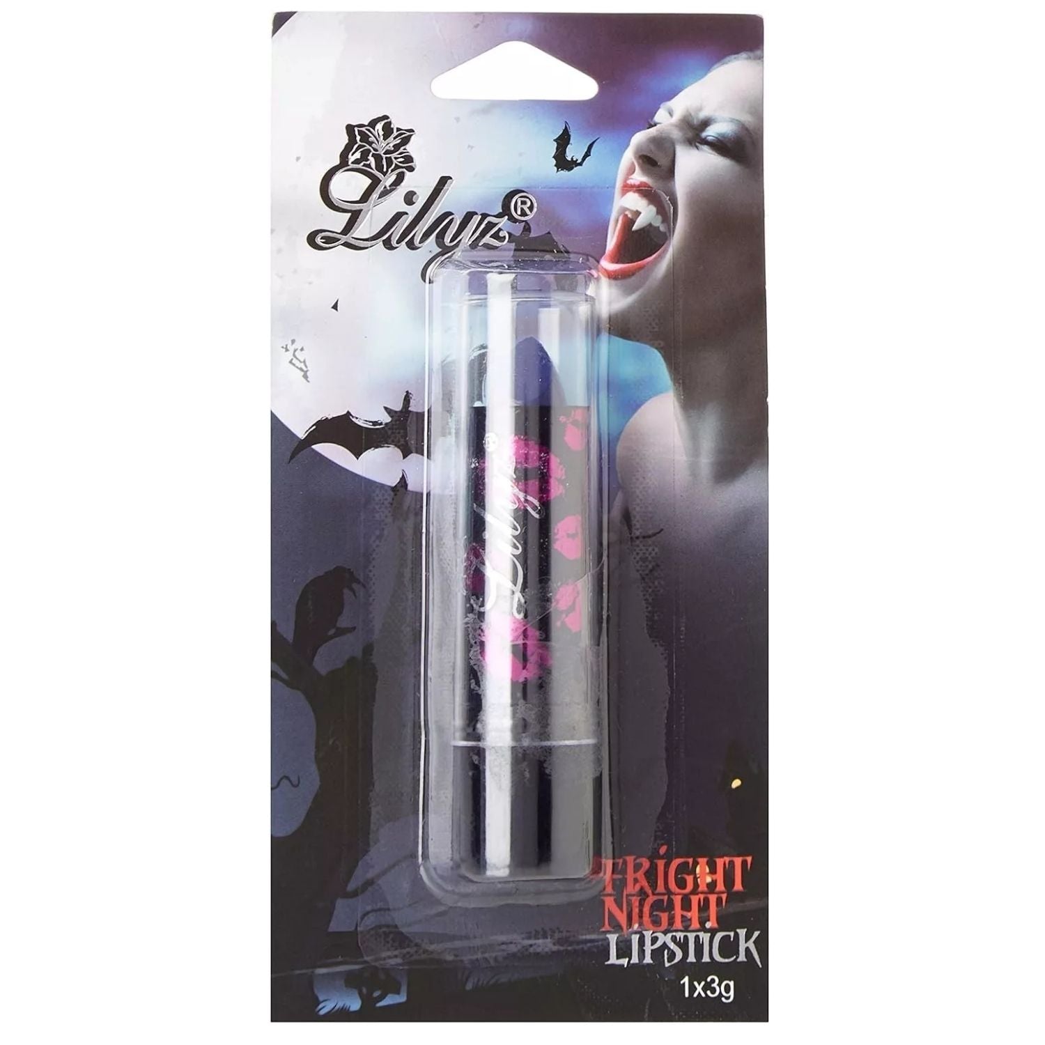 Lilyz Fright Night Halloween Lipstick, Evil Blue | Why Not Shop
