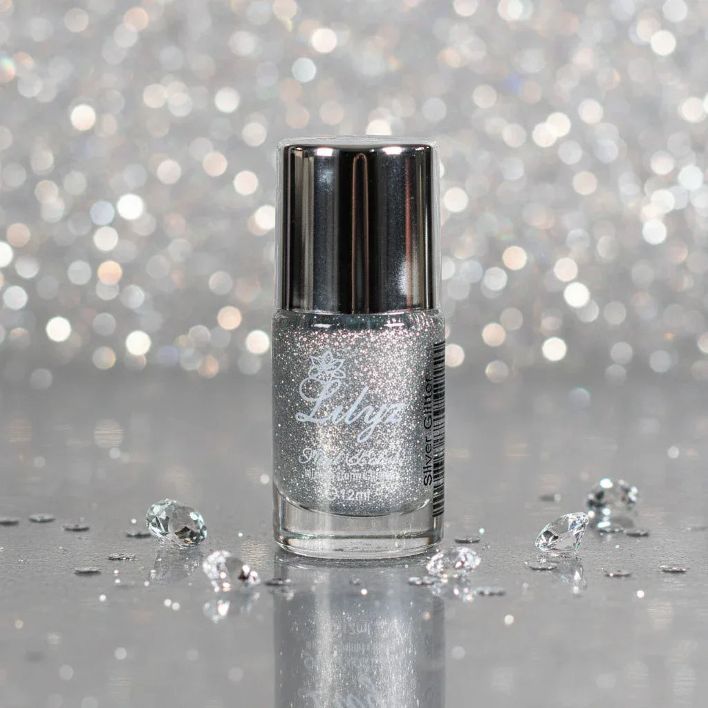 Lilyz Nail Polish - Silver Glitter - Why Not Shop