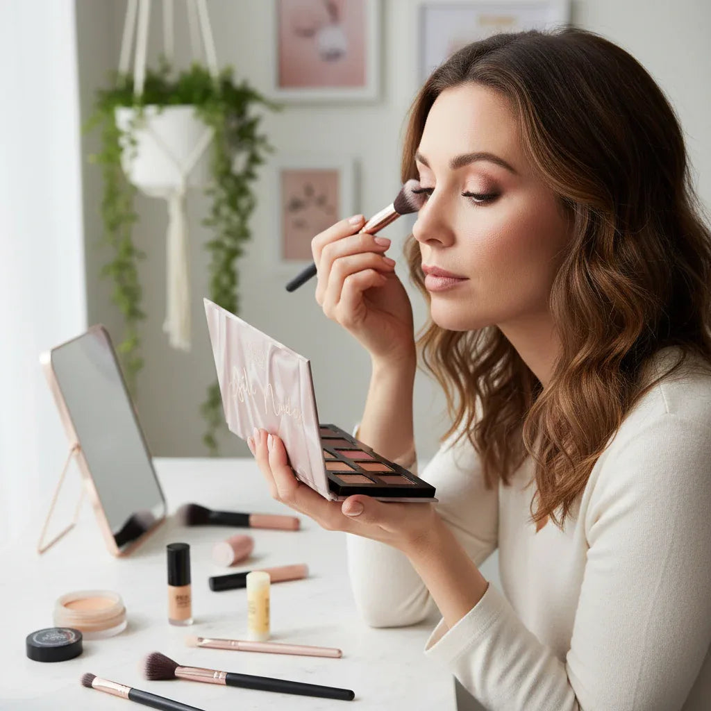 MUA Silk Nudes 10 Piece Eyeshadow Palette - Why Not Shop