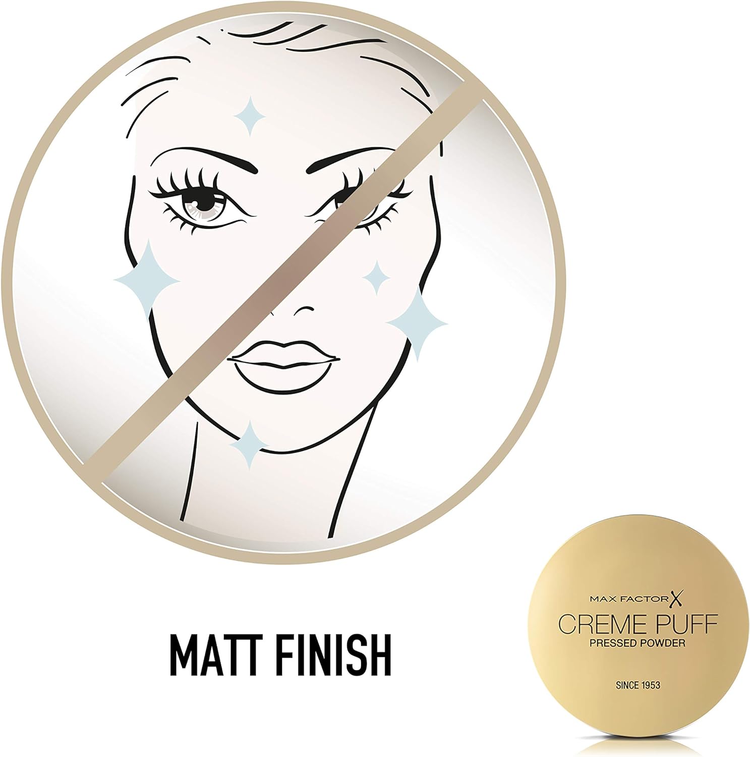 Max Factor Creme Puff Pressed Compact Powder 13 Nouveau Beige 21 g | Merthyr Tydfil | Why Not Shop Online