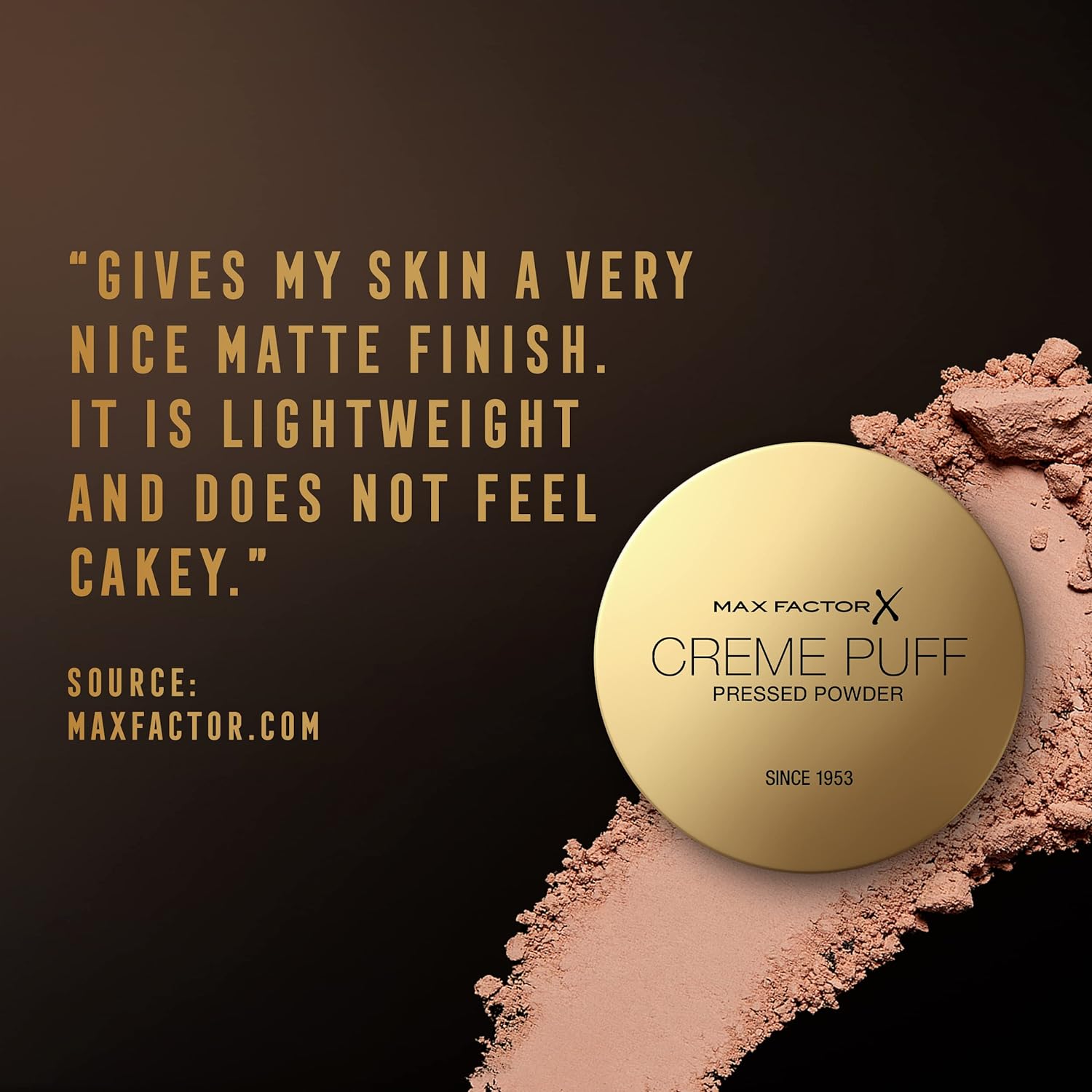 Max Factor Creme Puff Pressed Compact Powder 50 Natural 21 g | Merthyr Tydfil | Why Not Shop Online