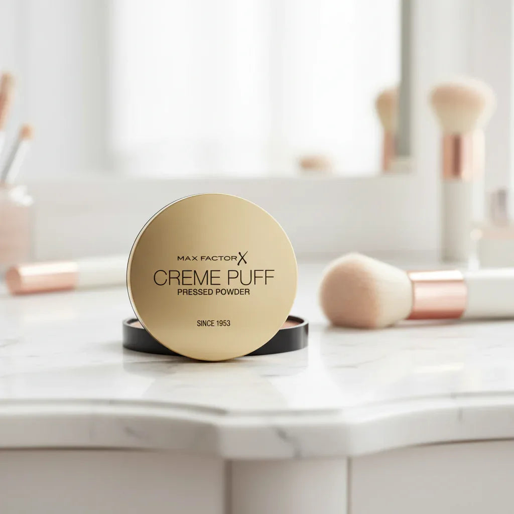Max Factor Creme Puff Pressed Compact Powder 13 Nouveau Beige 21g - Why Not Shop
