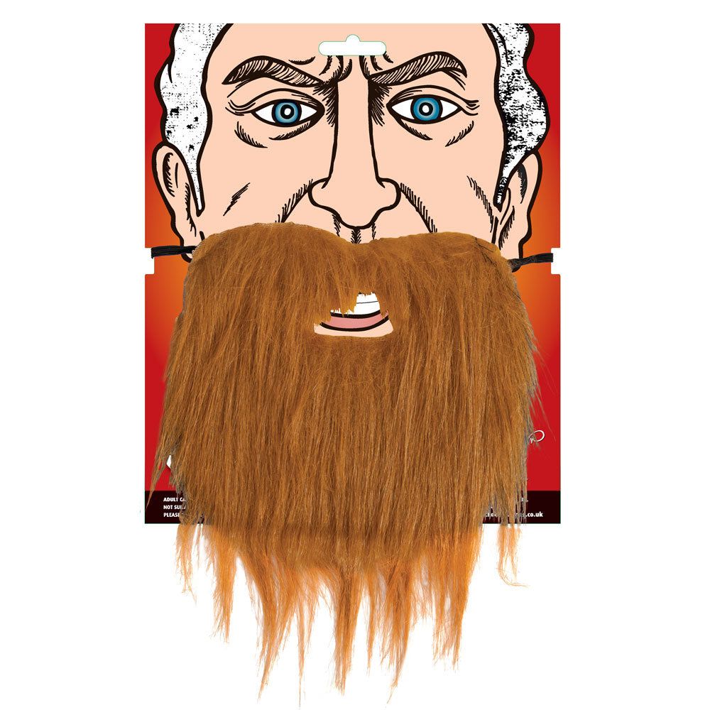 Mens Brown Fancy Dress Beard | Why Not Shop