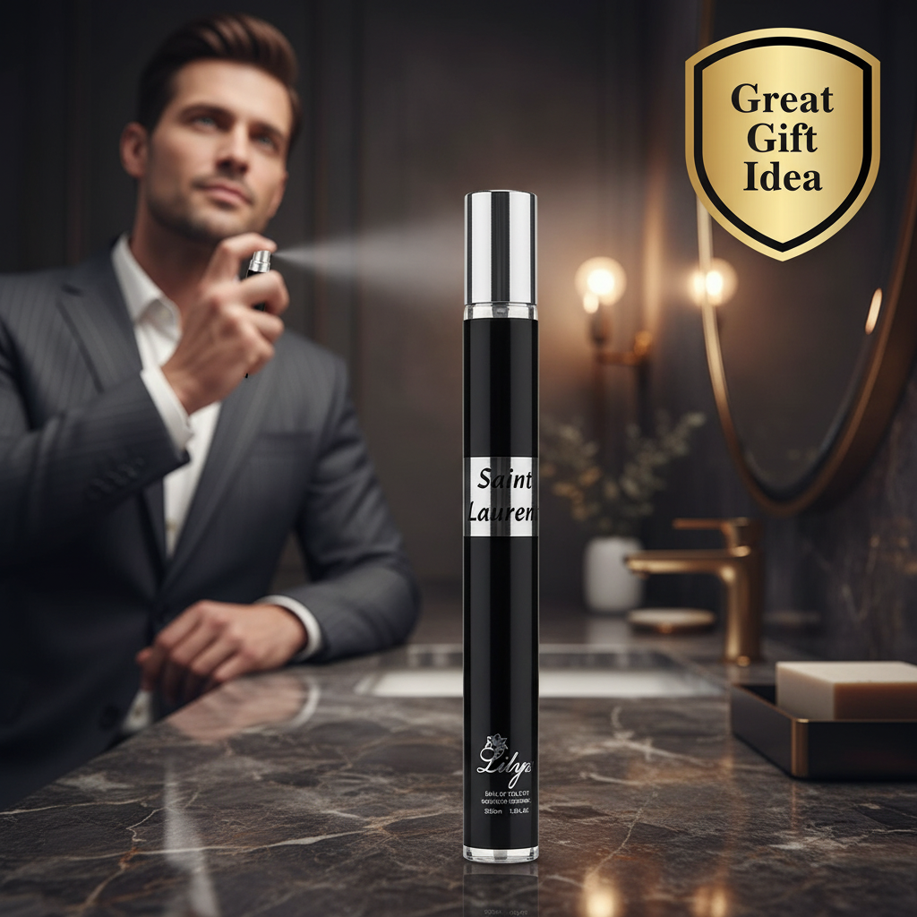 Mens Lilyz Saint Laurent 35ml Edt Aftershave Spray