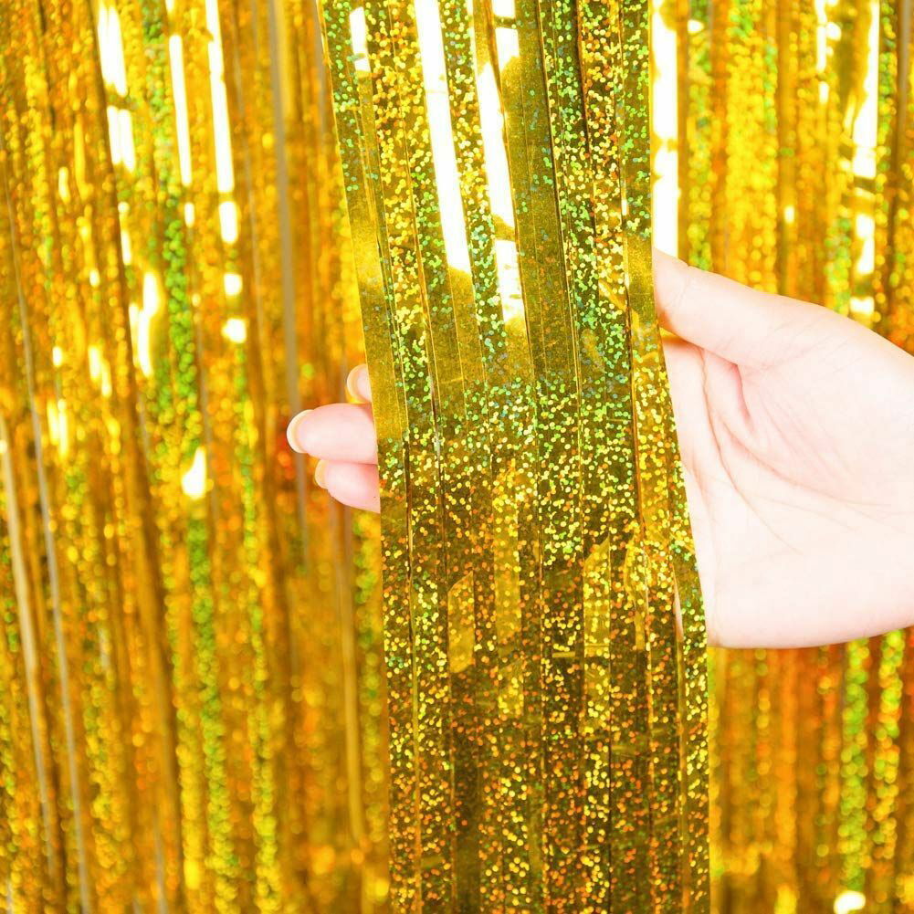 Metallic Gold Foil Door Curtains 0.90m x 2.40m | Merthyr Tydfil | Why Not Shop Online