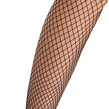 Micro Diamond Fishnet Tights Black Standard One Size | Why Not Shop