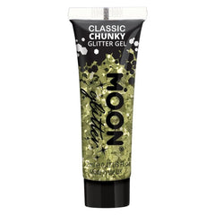 Moon Glitter Classic Chunky Glitter Gel, Gold, Single, 12ml | Why Not Shop